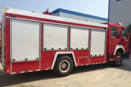 重汽斯太尔底盘&nbsp;消防车外观图片