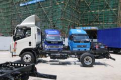 时代汽车 康瑞H2 110马力 4.15米单排厢式轻卡底盘(BJ5043XXY-B1)