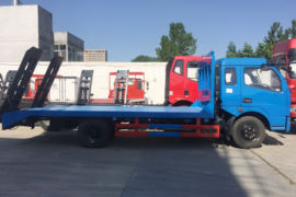 东风多利卡底盘&nbsp;平板运输车外观图片