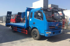 东风 多利卡D7 156马力 4X2 平板运输车(程力威牌)(CLW5140TPBT5)