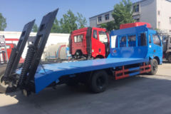东风 多利卡D7 150马力 4X2 平板运输车(程力威牌)(CLW5090TPBT5)