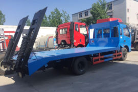 东风多利卡底盘&nbsp;平板运输车外观图片