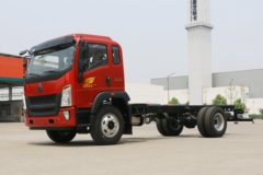 中国重汽HOWO G5X中卡 210马力 6.2米排半厢式载货车底盘(ZZ5167XXYG471DE1A)