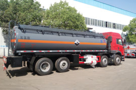 青岛解放底盘&nbsp;液体运输车外观图片