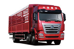 中国重汽 豪瀚J5G重卡 240马力 6X2 9.6米仓栅式载货车(ZZ5255CCYH56C3D1)