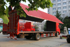 东风华神 御龙重卡 245马力 4X2 9.4米翼展式载货车(EQ5180XYKLV)