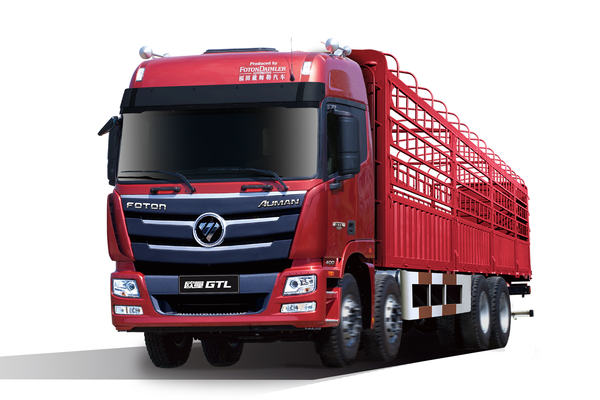 福田 欧曼GTL 6系重卡 360马力 8X4 9.53米畜禽载货车(BJ5319CCQ-AA)