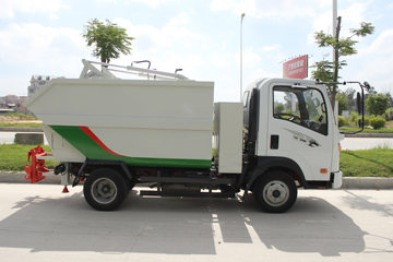 重汽王牌 王牌7系 4X2 87马力 自装卸式垃圾车(CDW5040ZZZHA1P5)