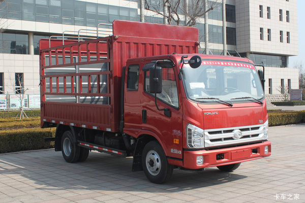 福田 时代H3 129马力 3.77米排半仓栅式轻卡(BJ5043CCY-FQ)