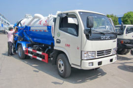 东风多利卡底盘&nbsp;吸污/吸粪车外观图片