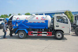 东风多利卡底盘&nbsp;吸污/吸粪车外观图片