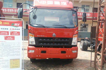 中国重汽HOWO 统帅 154马力 5.2米排半栏板载货车底盘(10挡)(ZZ1147G421CE1)