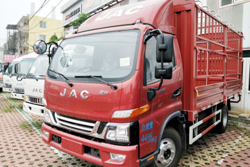 江淮 骏铃V6 130马力 4.18米单排仓栅式轻卡(HFC5043CCYP91K1C2V)