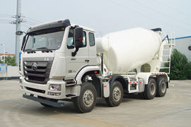 重汽豪瀚底盘&nbsp;混凝土搅拌车外观                                                图片
