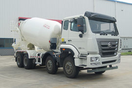 重汽豪瀚底盘&nbsp;混凝土搅拌车外观                                                图片