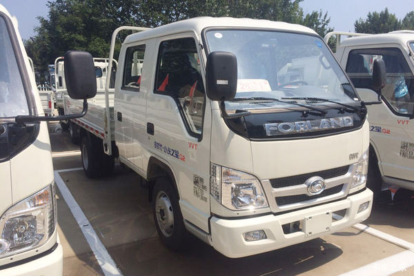 福田时代 小卡之星Q2 112马力 汽油/CNG 2.71米双排栏板微卡(BJ1032V5AL5-N5)
