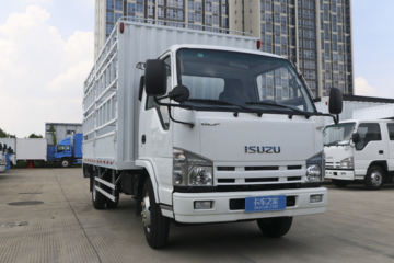 庆铃 五十铃100P 98马力 4.25米单排仓栅式轻卡(QL5040CCYA6HAJ)