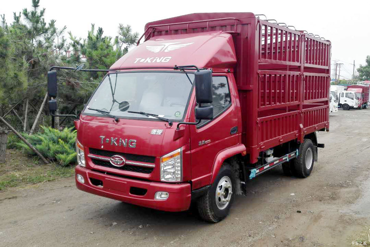 唐骏欧铃 骏骐旗舰 95马力 4.15米单排仓栅式轻卡