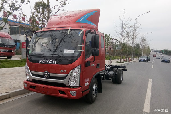 福田 奥铃CTS 150马力 3.8米排半轻卡底盘(BJ1048V9JDA-FA)