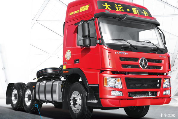 大运 新N8E重卡 轻赢版 375马力 6X4牵引车(大单胎)(CGC4250D5ECC1)