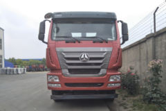 宏昌天马 重汽豪瀚底盘 340马力 8X4 LNG平板自卸车(HCL3315ZZN35P6H5L)