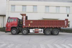 宏昌天马 重汽豪瀚底盘 340马力 8X4 7.6米自卸车(HCL5315ZLJZZ387H5)