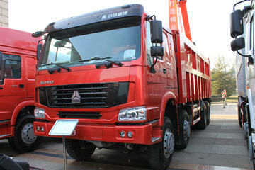 中国重汽 HOWO重卡 336马力 8X4 9.5米移动地板式自卸车(QDZ5310YDDB)