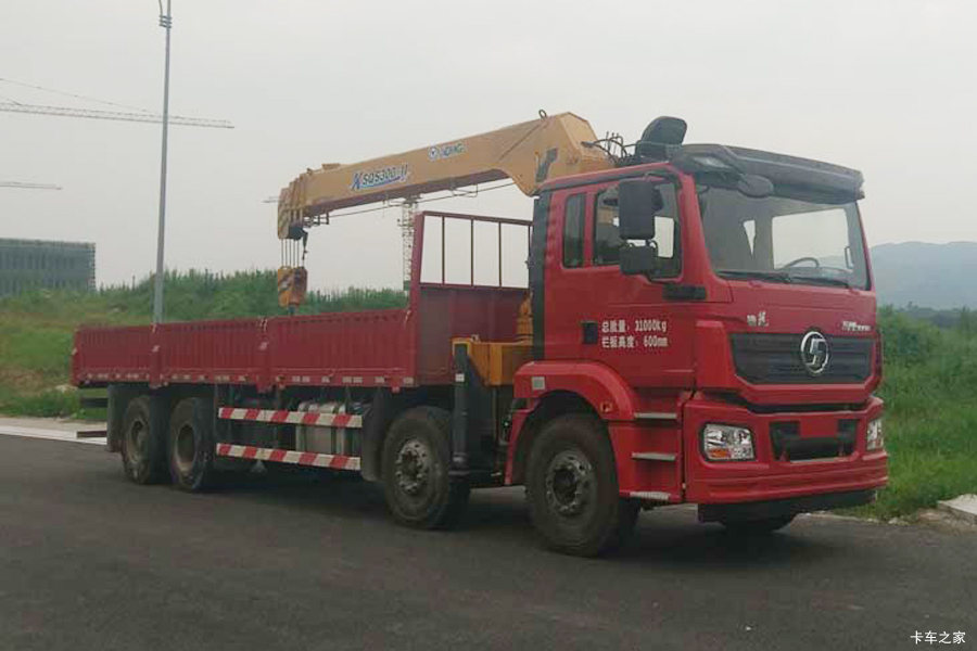 陕汽重卡 德龙新M3000 336马力 8X4 随车吊