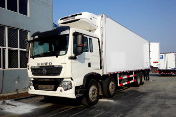 中国重汽 HOWO T5G 340马力 8X4 冷藏车(冰凌方)(QYK5311XLC5)