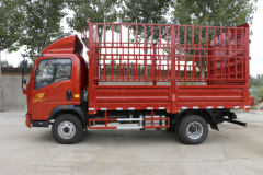 中国重汽HOWO 统帅 148马力 4.15米单排仓栅式轻卡(ZZ5047CCYF341CE143)