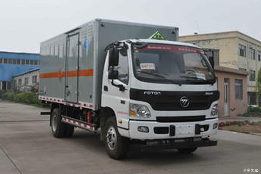 福田 欧马可3系 154马力 4X2 5.1米爆破器材运输车(希尔牌)