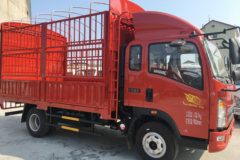 中国重汽HOWO 悍将 标载版 156马力 3.85米排半仓栅式轻卡(ZZ5047CCYG3315E143)