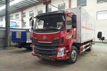 东风柳汽 新乘龙M3 180马力 4X2 腐蚀性物品厢式运输车(润知星牌)(SCS5180XFWLZ)