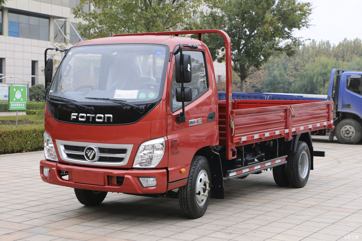 福田时代 M3 110马力 4X2 4.2米平板自卸车