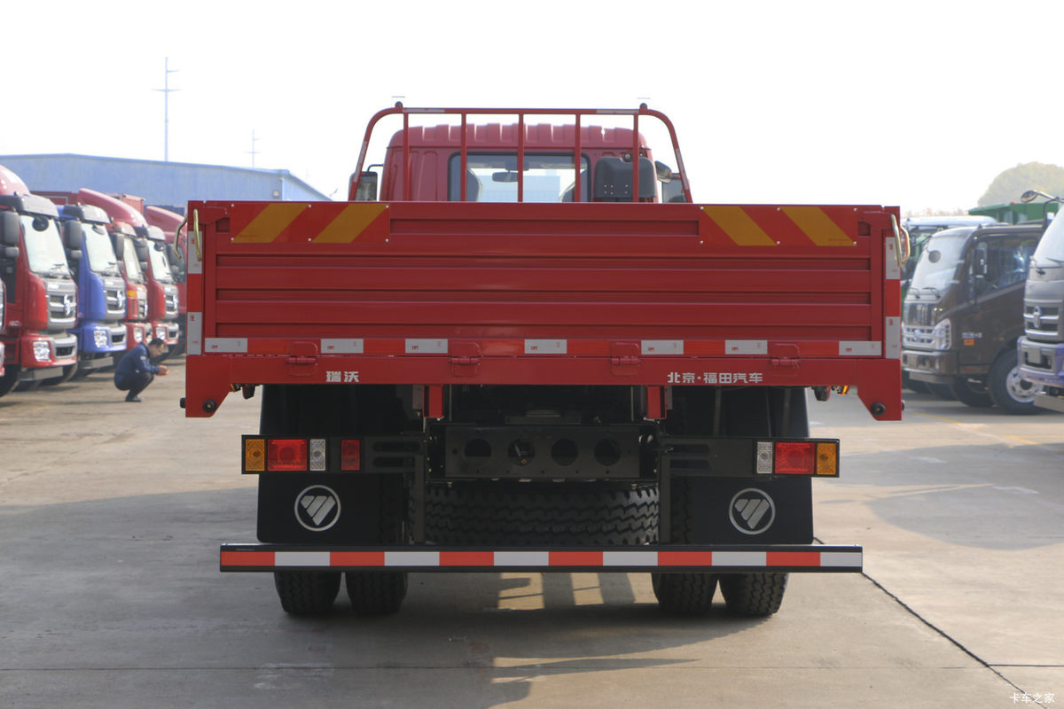 【图】福田 瑞沃Q5 170马力 4X2 6.7米栏板载货车(BJ1165VKPEK-FA)_实拍图片_531971_卡车之家