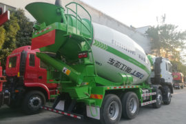 江淮格尔发底盘&nbsp;混凝土搅拌车外观                                                图片