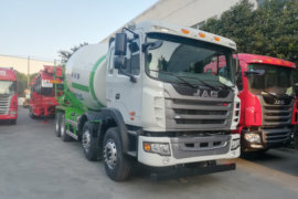 江淮格尔发底盘&nbsp;混凝土搅拌车外观                                                图片