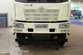 一汽解放底盘&nbsp;混凝土搅拌车外观                                                图片