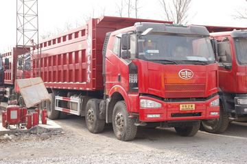 解放 J6P重卡 370马力 8X4 8米自卸车(平头后翻)(CA3310P66K24L6T4)