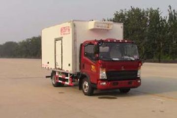 中国重汽HOWO 统帅 148马力 4X2 4米冷藏车(ZZ5047XLCF341CE145)