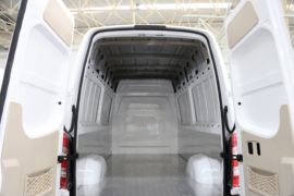 物流车&nbsp;电动封闭厢货货厢图片