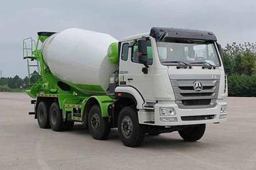 中国重汽 豪瀚J5G 340马力 8X4 8方混凝土搅拌车(凌宇牌)(CLY5315GJB30E1)