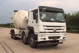 重汽豪沃(HOWO)底盘&nbsp;混凝土搅拌车外观                                                图片