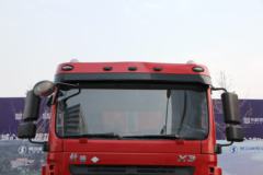 陕汽商用车 轩德X3 375马力 8X4 7.6米LNG自卸车