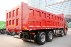 陕汽商用车 轩德X3 375马力 8X4 7.6米LNG自卸车