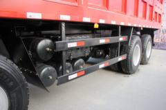 陕汽商用车 轩德X3 375马力 8X4 7.6米LNG自卸车