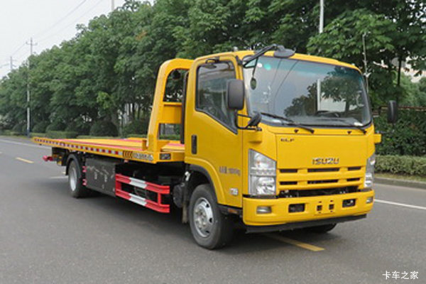 庆铃 五十铃700P 190马力 4X2 清障车(常奇牌)