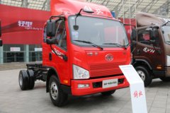 解放 J6F 160马力 3.85米排半仓栅式载货车底盘(8挡)(CA5044CCYP40K2L1E5A84)