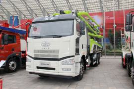 一汽解放底盘&nbsp;泵车外观                                                图片