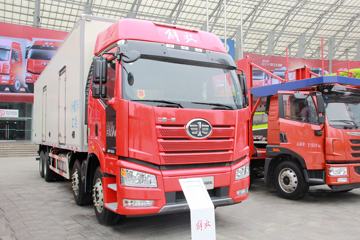 一汽解放 新J6P 420马力 8X4 9.6米冷藏车(CA5320XLCP66K1L7T4A1E5)